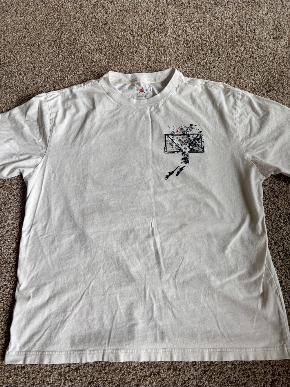 White Jordan Crewneck T-Shirt